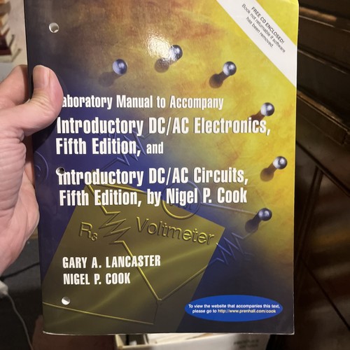 Lab manual introductory - lab, dc